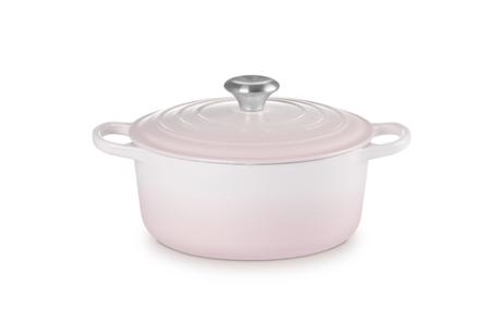 Le Creuset Støpejernsgryte Signature Shell-Pink 4,2L