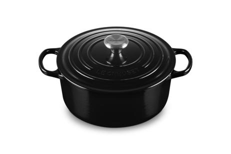 Le Creuset Støpejernsgryte Signature Sort 5,3L (796-21177261402430)