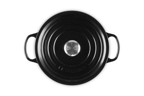 Le Creuset Støpejernsgryte Signature Sort 5,3L (796-21177261402430)