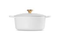 Le Creuset Støpejernsgryte Signature Hvit 6,7L (796-21177280101441)