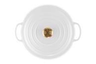 Le Creuset Støpejernsgryte Signature Hvit 6,7L (796-21177280101441)