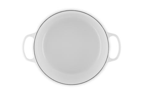 Le Creuset Støpejernsgryte Signature Hvit 6,7L (796-21177280101441)
