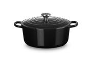 Le Creuset Støpejernsgryte Signature Sort 6,7L (796-21177281402430)