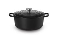 Le Creuset Støpejernsgryte Signature Matt-Sort 6, 7L (796-21177280000430)