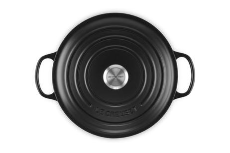 Le Creuset Støpejernsgryte Signature Matt-Sort 6, 7L (796-21177280000430)