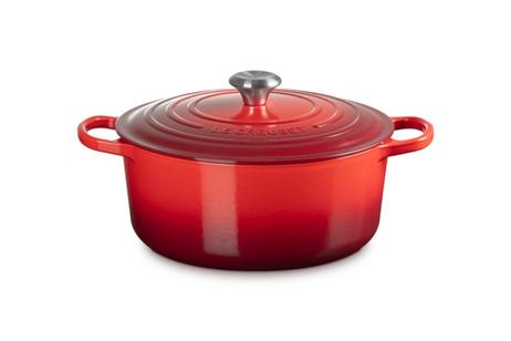 Le Creuset Støpejernsgryte Signature Cerise 6,7L