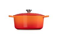 Le Creuset Støpejernsgryte Signature Volcanic 6, 7L (796-21177280902430)