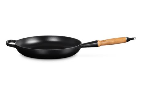 Le Creuset Støpejernspanne Signature Matt-Sort Ø28 (796-20258280000422)