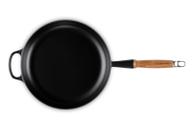 Le Creuset Støpejernspanne Signature Matt-Sort Ø28 (796-20258280000422)