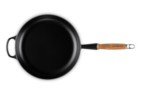 Le Creuset Støpejernspanne Signature Matt-Sort Ø28 (796-20258280000422)