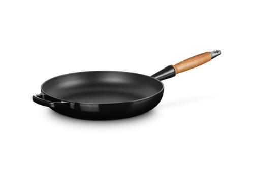 Le Creuset Støpejernspanne Signature Sort Ø28  (796-20258281400422)