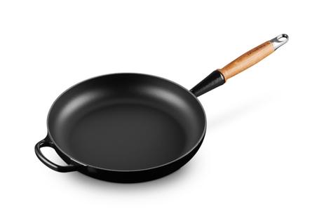 Le Creuset Støpejernspanne Signature Sort Ø28  (796-20258281400422)