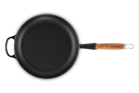 Le Creuset Støpejernspanne Signature Sort Ø28  (796-20258281400422)