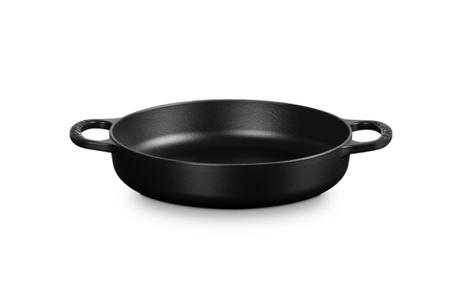 Le Creuset Støpejernspanne Everyday Matt-Sort Ø28 (796-20331280000422)