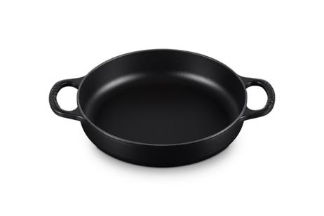 Le Creuset Støpejernspanne Everyday Matt-Sort Ø28 (796-20331280000422)