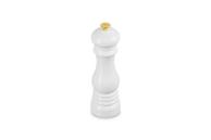 Le Creuset Pepperkvern Hvit H21 Gullknott (796-44001210100100)