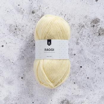 Järbo GARN Raggi Cloud-Yellow-Lounge 15175, 100g