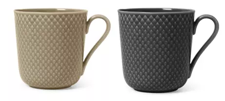 Lyngby Rhombe-Earth Kopper clay+slate 2pk (521-201882)