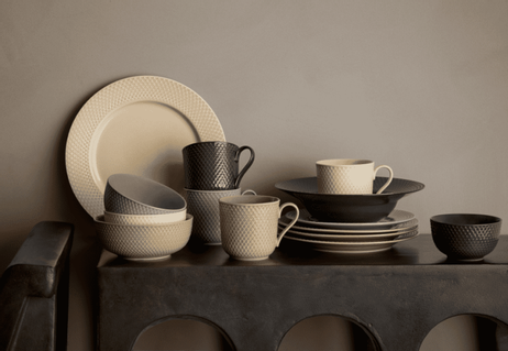 Lyngby Rhombe-Earth Kopper clay+slate 2pk (521-201882)