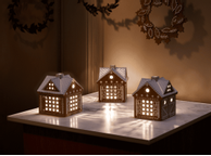 Kähler XMAS Pepperkakehus Lyshus Stall H11,5 (521-693533)