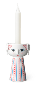 Bjørn Wiinblad Eva Lysestake Støvet-Rød H14 (521-56554)