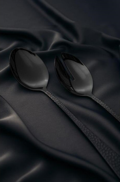 Vargen & Thor Frost-Onyx Salatbestikk 2-deler Svart (655-60230124)