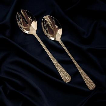 Vargen & Thor Frost Salatbestikk 2-deler Gullfinish (655-60230123)
