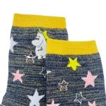 Mummi Sokker Stjerne Glitter Marineblå_str.36-40  (532-MMGSOCST001A)