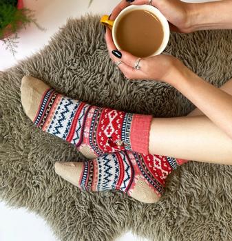 Mummi Sokker Fair-Isle LilleMy str.36-40