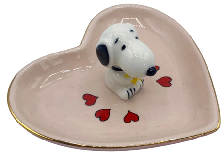 Snoopy Smykkeskål Love 13x13 (532-PEADISLO001A)