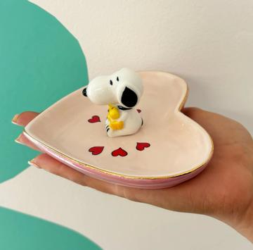 Snoopy Smykkeskål Love 13x13 (532-PEADISLO001A)