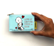 Snoopy Lommebok Life-is-better-with-a-dog 12x8, 5 (532-PEAPURDO001A)