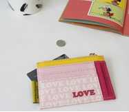 Snoopy Lommebok Love 12x8,5 (532-PEAPURLO001A)