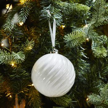 Riviera Maison Frosty Christmas Ornament Ø12 (443-564520)