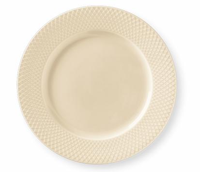 Lyngby Rhombe-Earth Middagstallerken Ø27 marble (521-201805)