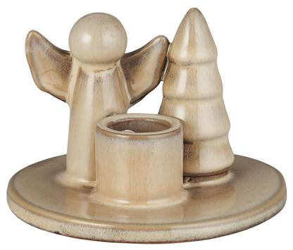 Ib Laursen XMAS Lysestake Engel Natur (171-92215-14)