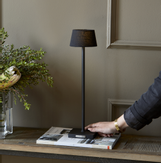 Riviera Maison Bordlampe Black Oppladbar H43 (443-549810)