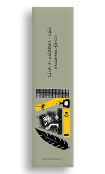 Mummi Bokmerke Stinky "Livet-var-usikkert" 20x5 (489-740316)