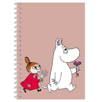 Mummi Notatbok Lille-My+Mummitroll Linjert A6 (489-730043)