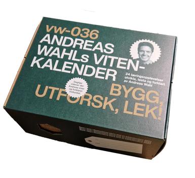 VitenWahl Julekalender Vitenkalender bygg-utforsk-lek 8+ (757-kalender-2024)