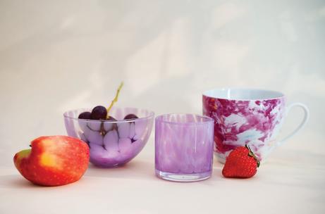 Magnor Glassverk Skål Camilla Prytz Rosa Sløyfe  (655-190033)