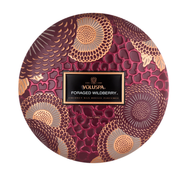 Voluspa Foraged-Wildberry Duftlys 3-veker 40t (703-V72239)