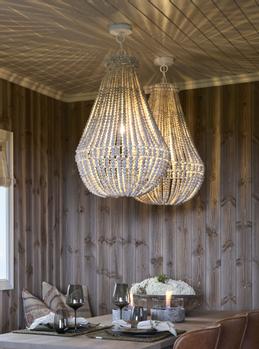 Riviera Maison Bologna Taklampe H81 mango trekuler (443-570230)