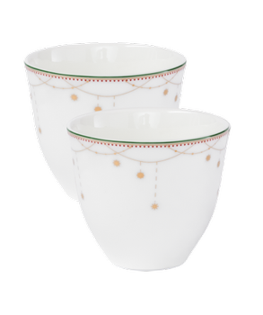 Wik & Walsøe Julemorgen Girlander Kopp 20cl_2pk