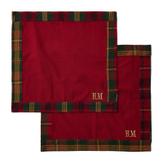 Riviera Maison Servietter Tartan-Classic 2pk rød (443-570010)