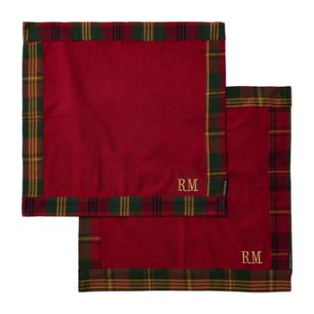 Riviera Maison Servietter Tartan-Classic 2pk rød (443-570010)