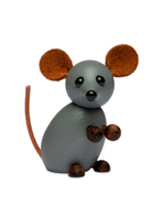 Spring Copenhagen Trefigur Gårdsmus Grå H6,7