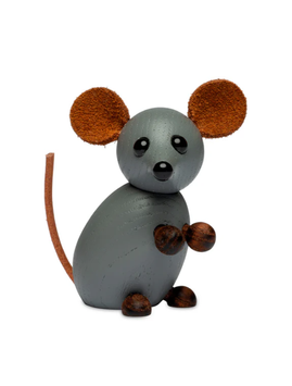 Spring Copenhagen Trefigur Gårdsmus Grå H6, 7 (752-2140-FSC)