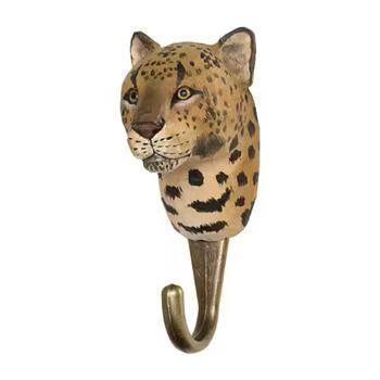 Wildlife Garden Knagg Leopard H11.4cm (641-WG4535)