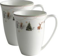 Wik & Walsøe Julemorgen Story Krus 2stk (30cl)